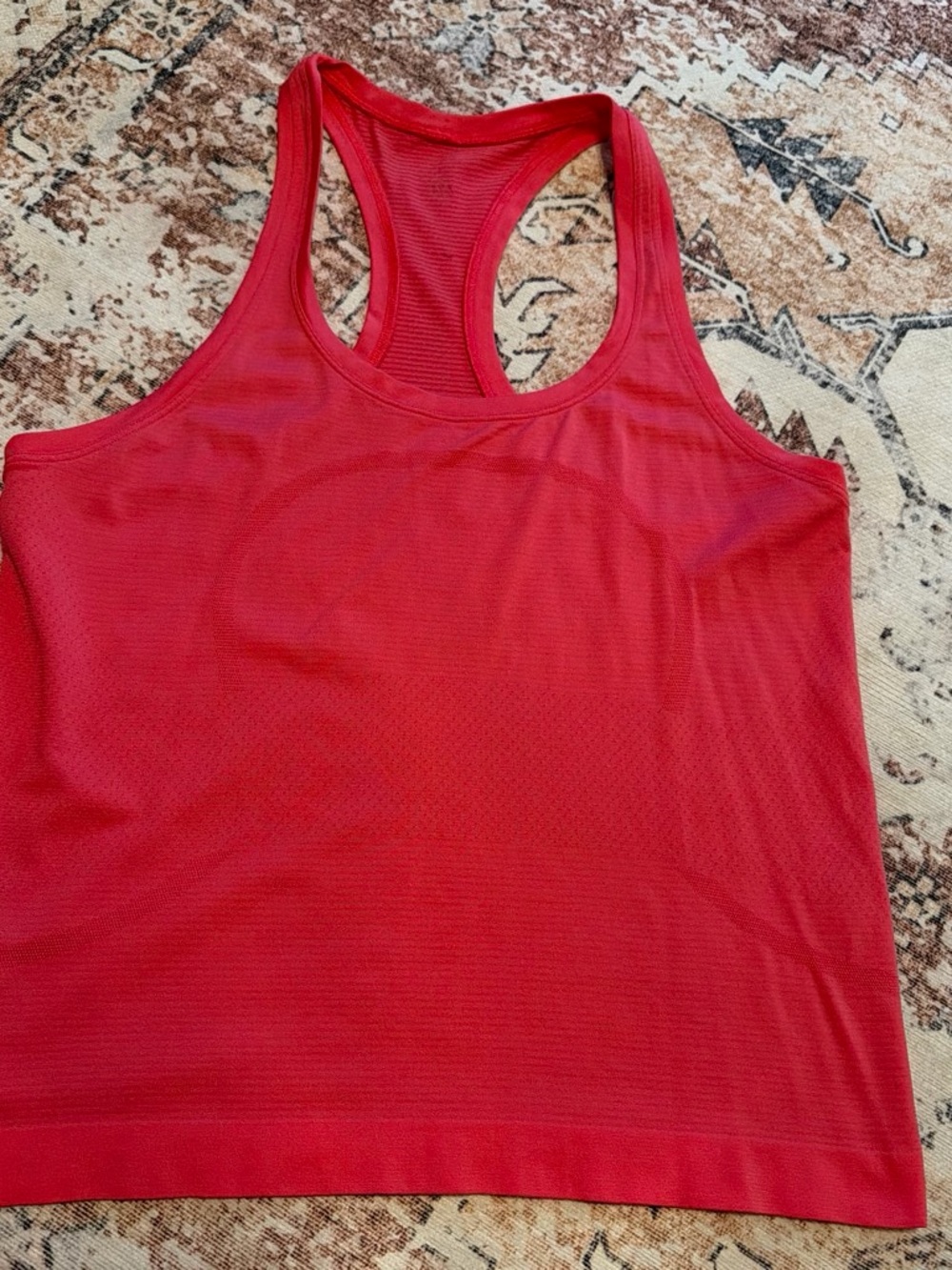 lululemon athletica Red Racerback Performance Tank